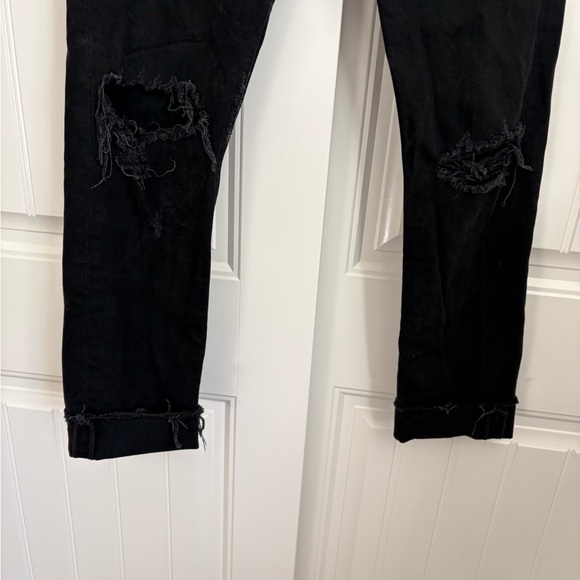 AGOLDE Cherie High Rise Straight Jeans black size 26 - Picture 4 of 9